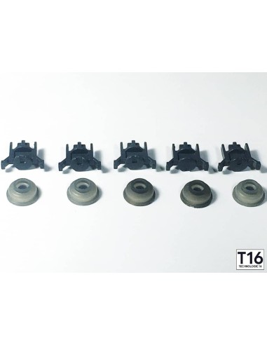 Lot de 5 pistons de touche gris et 5 membranes Atari ST