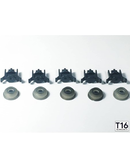 Set of 5 grey key pistons and 5 membranes Atari ST