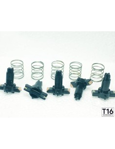 Set of 5 key pads and 5 springs for Commodore 64G keyboard